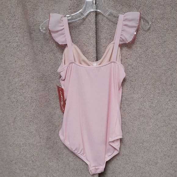 Capezio Flutter Sleeve Camisole Leotard - Picture 2 of 8